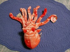 TY Beanie Baby WIGGLY Squid Beanie Baby 2000 Great Condition