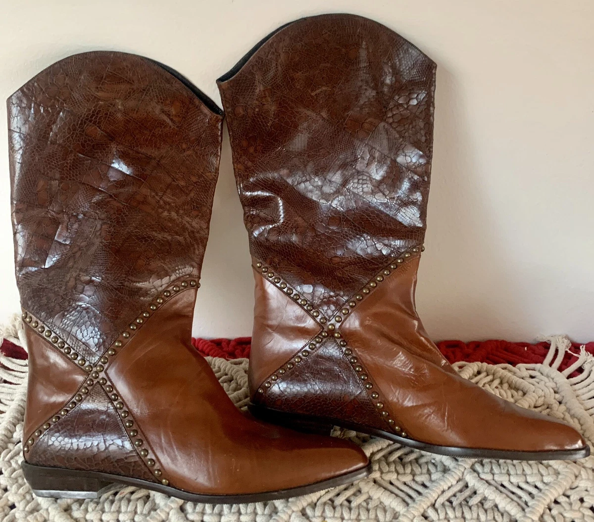 Stuart weitzman cowboy boots discount