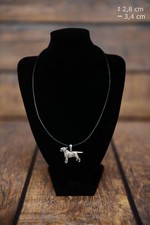 Bull Terrier - Silver Plated Pendant with the Image of a Dog Art Dog