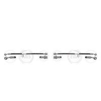 A.B.S. Set Bremsschlauch Vorne Links Rechts Passend FüR Hyundai Atos MX 1.0I