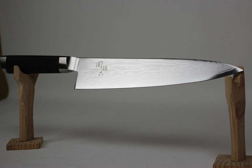 KAI Seki Magoroku Damascus AE5205 Chef's knife 210 mm Gyuto VG-10 core USA - Image 2 of 4