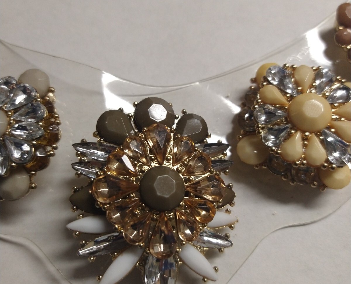 MULTICOLOR RHINESTONE LINK BIB STATEMENT NECKLACE… - image 7