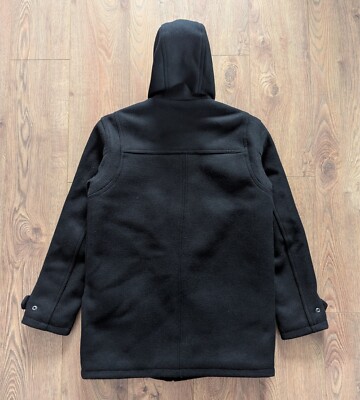 ジャケット・アウター Oproject PADDED HOODED DUFFLE COAT-BLACK O PROJECT WATER-REPELLENT PADDED POPLIN HOODED DUFFLE COAT