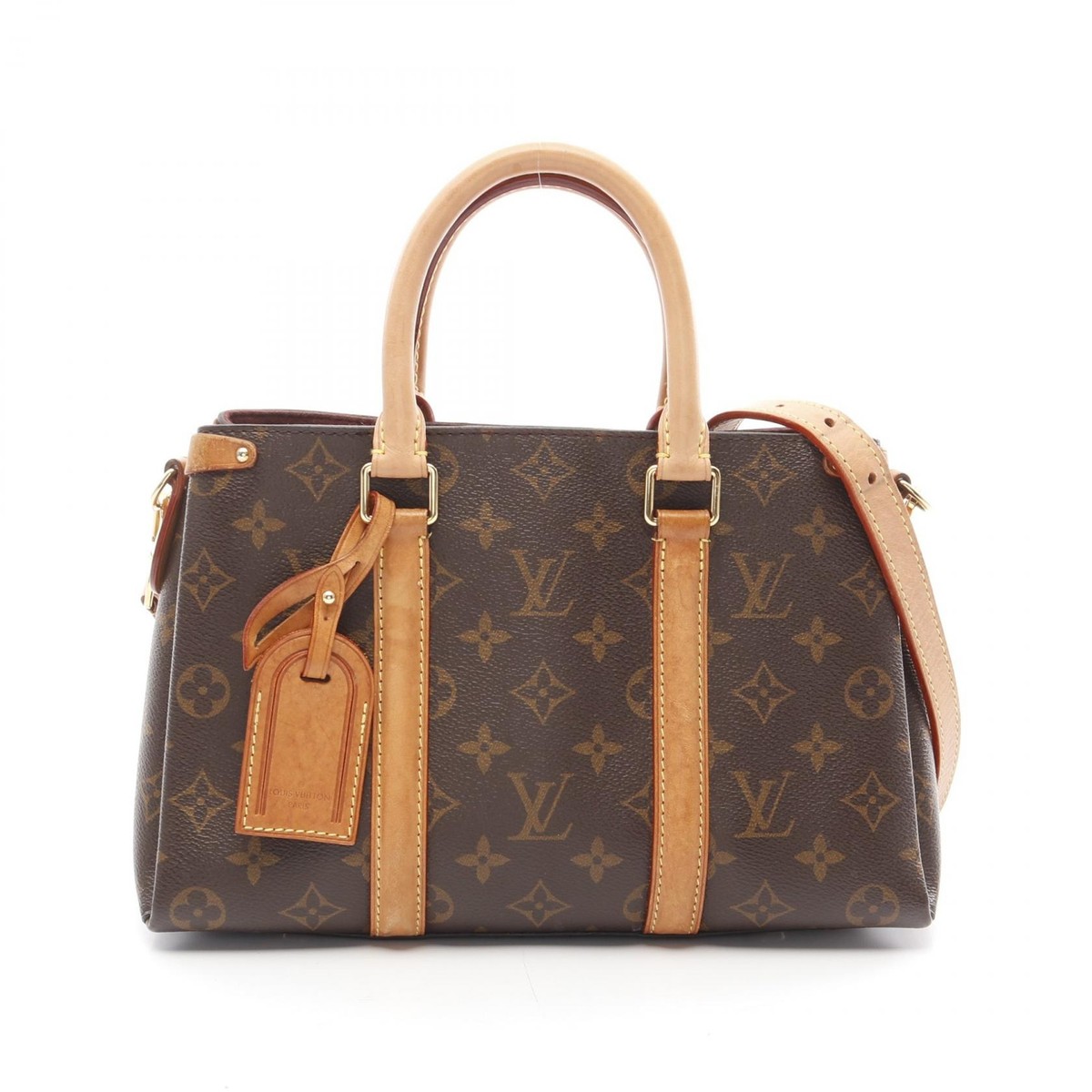 【LOUIS VUITTON】2014 モノグラム BB サッチェルバッグ 2WAY LOUIS VUITTON Soufflot BB 2way Shoulder Handbag M44815