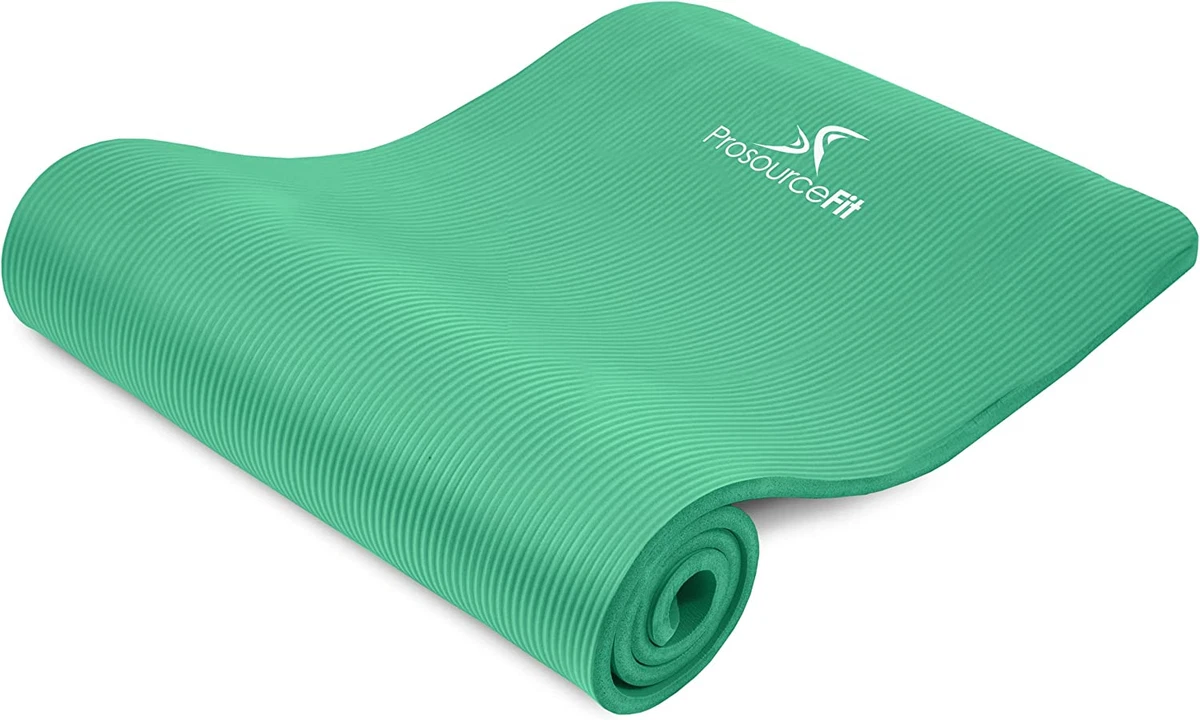 Extra Thick Yoga Pilates Exercise Mat, Padded Workout Mat for Home, Non-Sip  Yoga