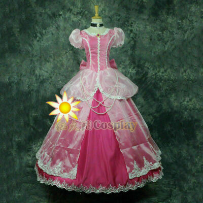 pink cinderella dress adult P147-Movies-Cosplay-Costume-classic-Cinderella-dress-princess