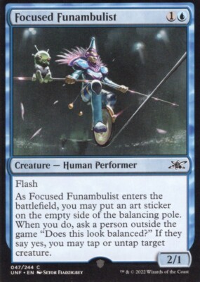 3X FOCUSED FUNAMBULIST 047/244 UNFINITY MTG MAGIC NM X3 (yourdeckbuilder)