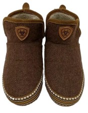 Ariat Western Wool Blend Bootie Slippers Size XS - 5/6 Never Worn