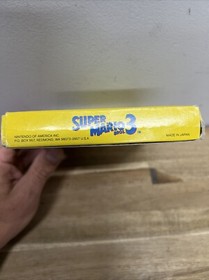 Super Mario Bros. 3 (Nintendo NES, 1990) con estuche y funda. Redmond 3 tornillos