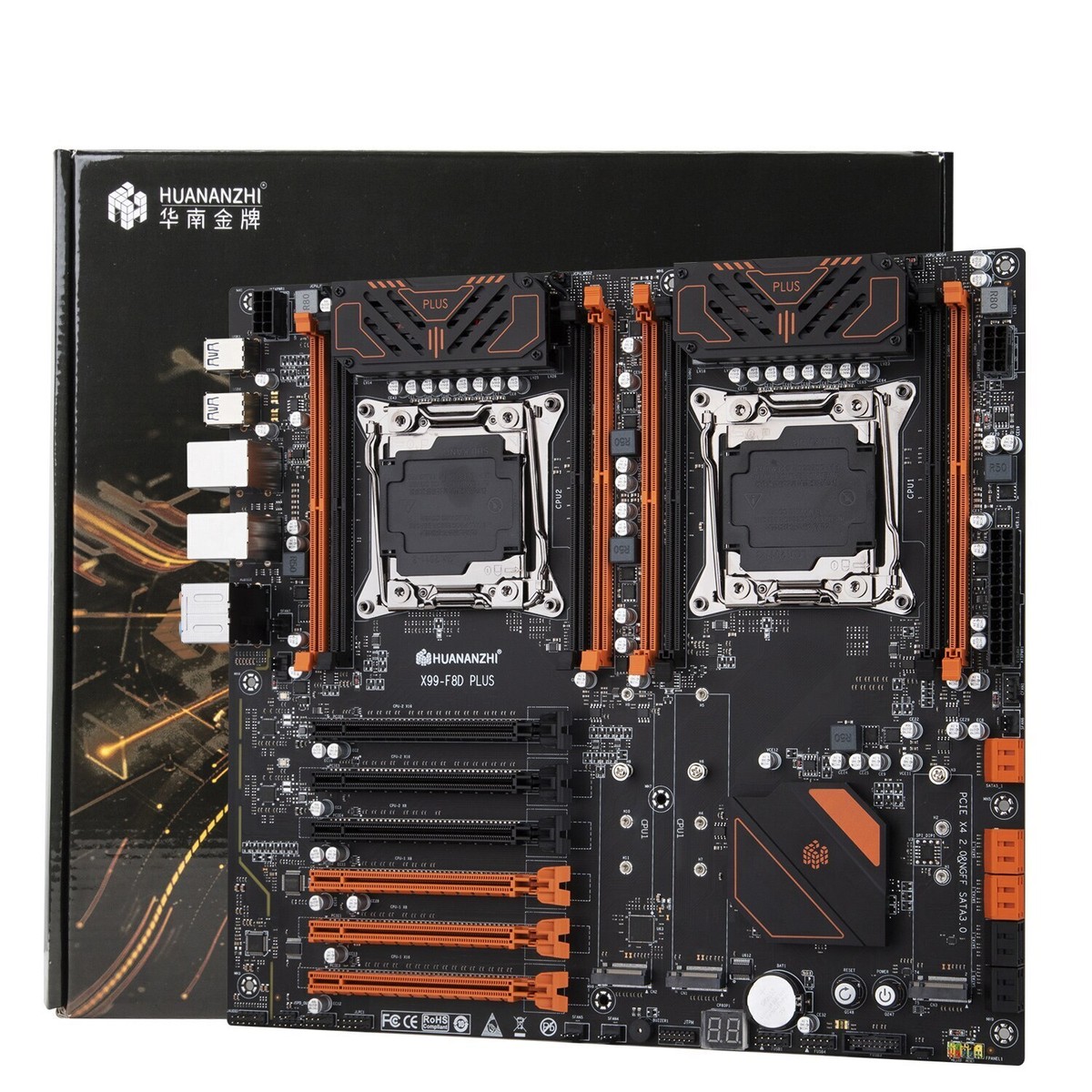 X99 F8D PLUS Dual CPU Motherboard E-ATX support E5-2699 v4