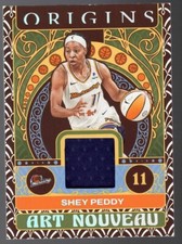 2023 Shey Peddy WNBA Origins Basketball Art Nouveau Swatch Mercury AN-SPD