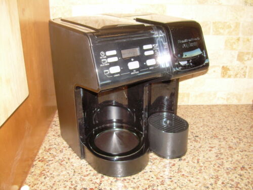 Hamilton Beach 49904 FlexBrew Trio Coffee Maker, Single Serve or 12 Cups,  Black