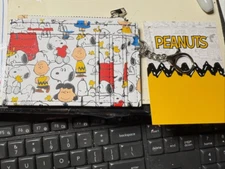 PEANUTS keychain CARDS HLDER-keyring  zipper wallet FOR COINS ALL Peanuts CLAN