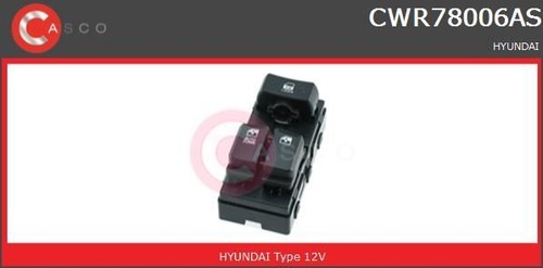 INTERRUPTEUR DE VITRES éLECTRIQUES CONDUCTEUR RENAULT CLIO II 1.6,1.4