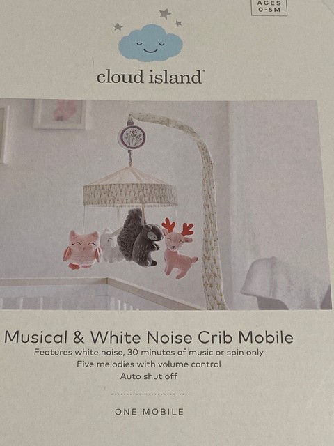 crib mobile forest frolic