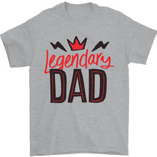 Legendary Dad Fathers Day Mens T-Shirt 100% Cotton