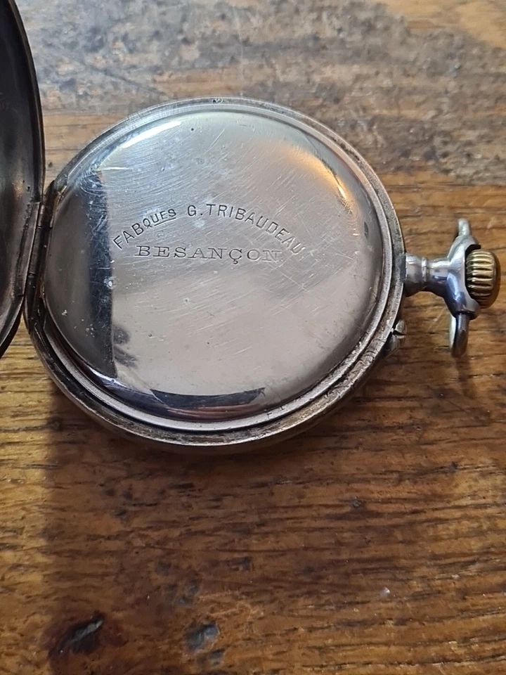 ancienne montre à Gousset TRIB BESANÇON FONCTIONNE - Photo 4/4