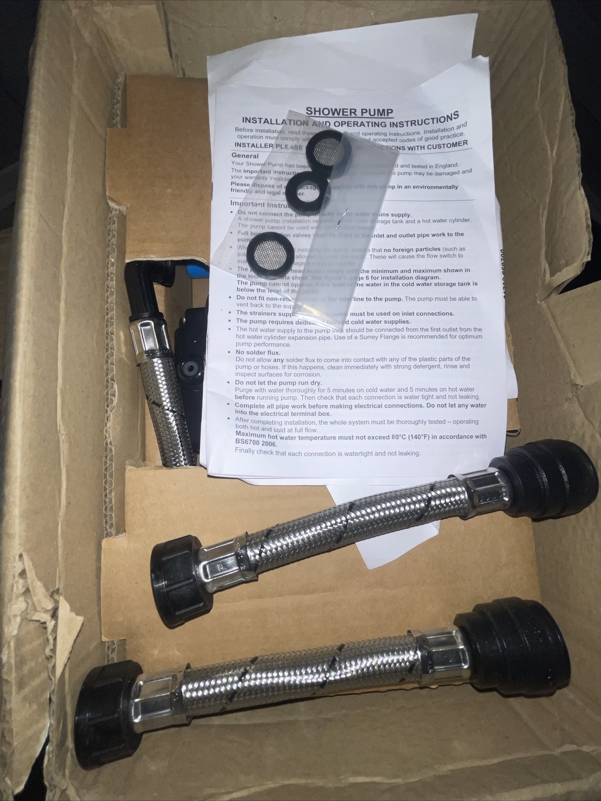 Watermill Shower Pump eBay