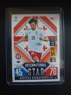 Topps Match Attax 101 The Road to Finals 2022 Khvicha Kvaratskhelia Rookie #IS86