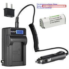 Kastar Battery LCD AC Charger for Canon NB-9L CB-2LB Canon Powershot ELPH 520 HS