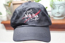 Nasa Kids Ball Cap Hat Adjustable Baseball Black Yellow