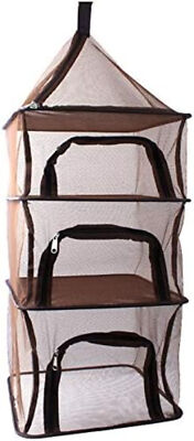 Camping Dry Net-4 Layer Outdoor Hanging Foldable Drying Rack