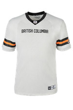 Men's BC Lions New Era CFL Replica Road Football Blank Jersey - Fog