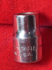 Craftsman Bit 3/8" Drive Socket -V- 44372 Made in USA (t67)