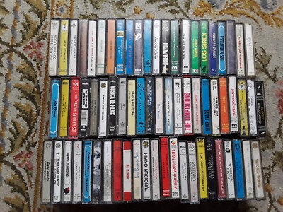 CINTAS DE CASSETTE DE  ROCK POP HEAVY 