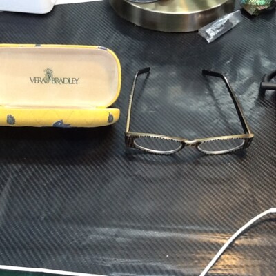 Vera Bradley Used Reading Glasses Frame W/ Case