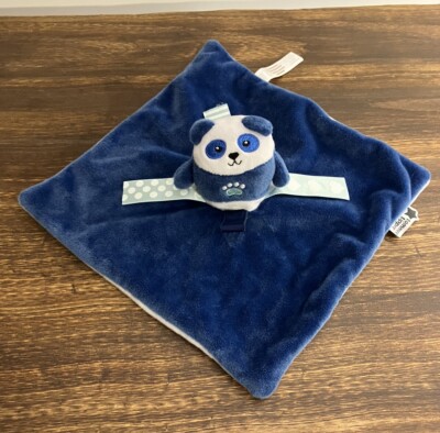 Tommee Tippee Panda Bear Plush Mini Security Blanket Baby Lovey Pacifier 8 