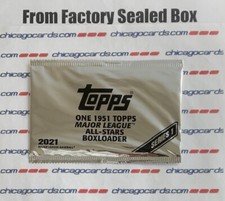 2021 Topps Series 1 HOBBY Box Topper/Loader Pack One 1951 MLB All-Stars Card