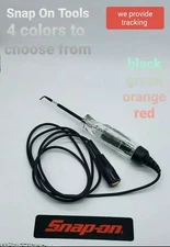 Snap On Circuit Tester 3-19.99V DC, Clear handle 4 Colors CORDS to choose from !