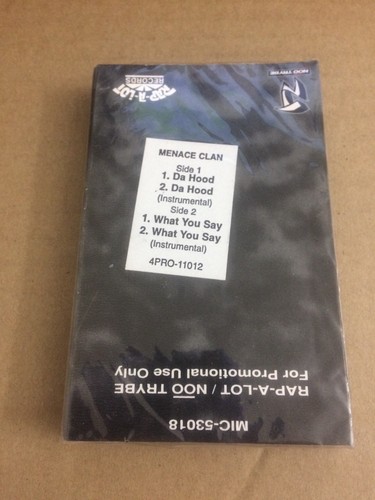 MENACE CLAN DA HOOD ~ WHAT YOU SAY PROMO FACTORY SEALED CASSETTE SINGLE C35 - Picture 3 of 4
