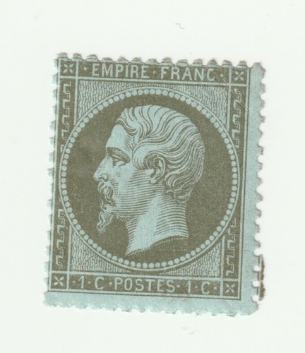 FRANCE N°19 NAPOLEON III 1c OLIVENEUFxxTB