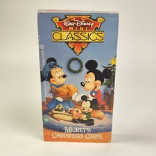 Walt Disney Mini Classic Mickey's Christmas Carol VHS Tape