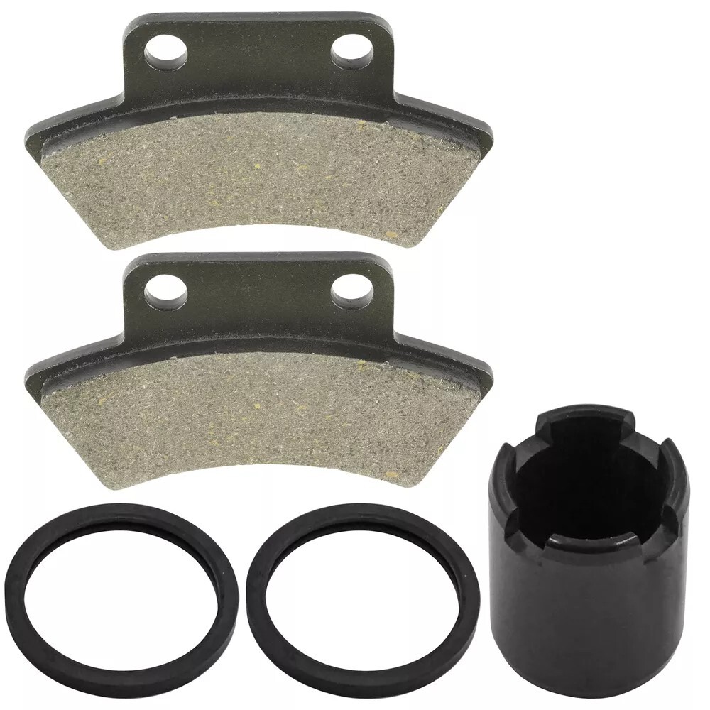 2 Front Brake Disc Rotor Pad For Polaris Xplorer 400 400L 4X4 - Foto 13