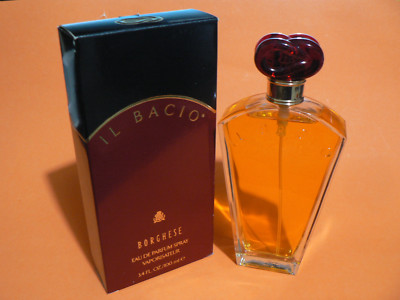 BORGHESE IL BACIO 3.4 OZ 100 ML EAU DE PARFUM SPRAY NIB OLD STOCK ''US SELLER''
