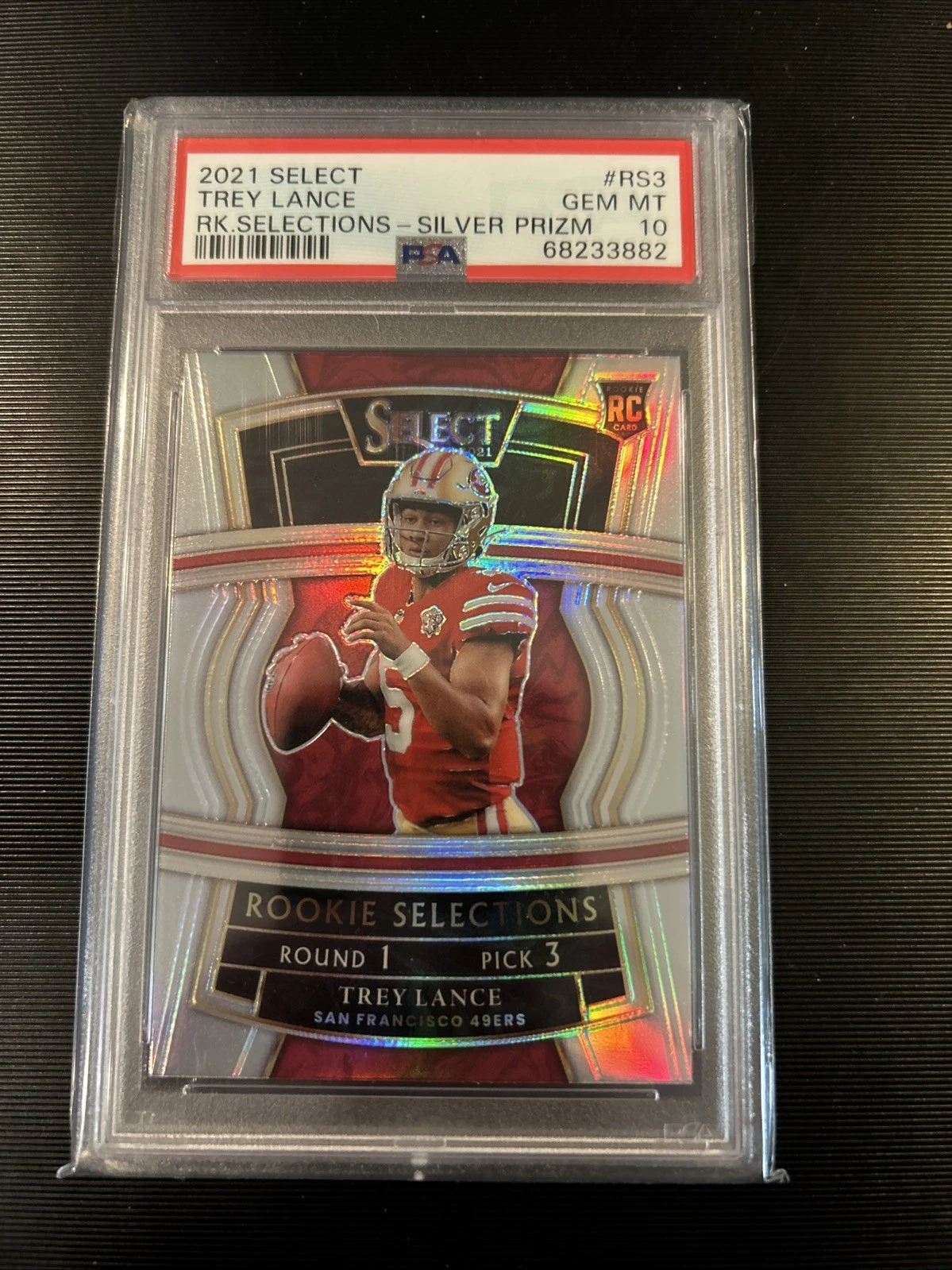 Trey Lance Panini Select Rookie Selections #RS3 Silver Prizm