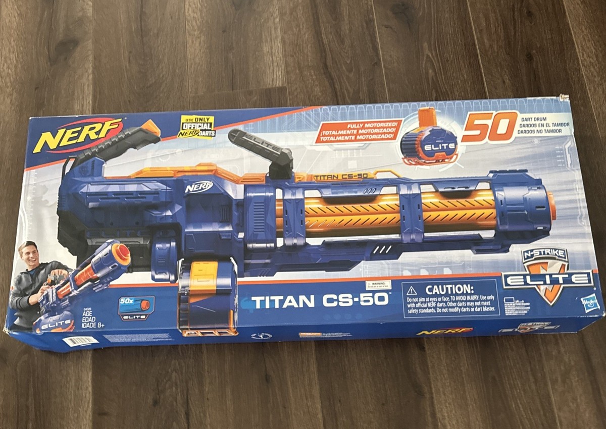 NERF E4026 Elite Titan CS 50 Toy Gun - Multi-Coloured for sale