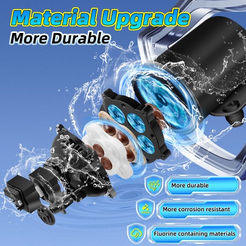 Reemplazo de bomba de RV para bomba de agua de diafragma 2088-422-144,12 V 3,3 GPM, 45 psi 1/2 MN... - Imagen 3 de 9