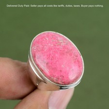 Valentines Deal Sterling Silver Natural Thulite Stackable Mother Ring Jewelry