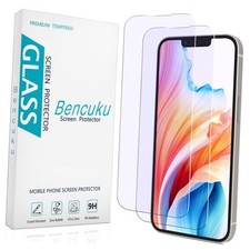 2 Pack Anti Blue Light Screen Protector Designed for iPhone 14, iPhone 13 and