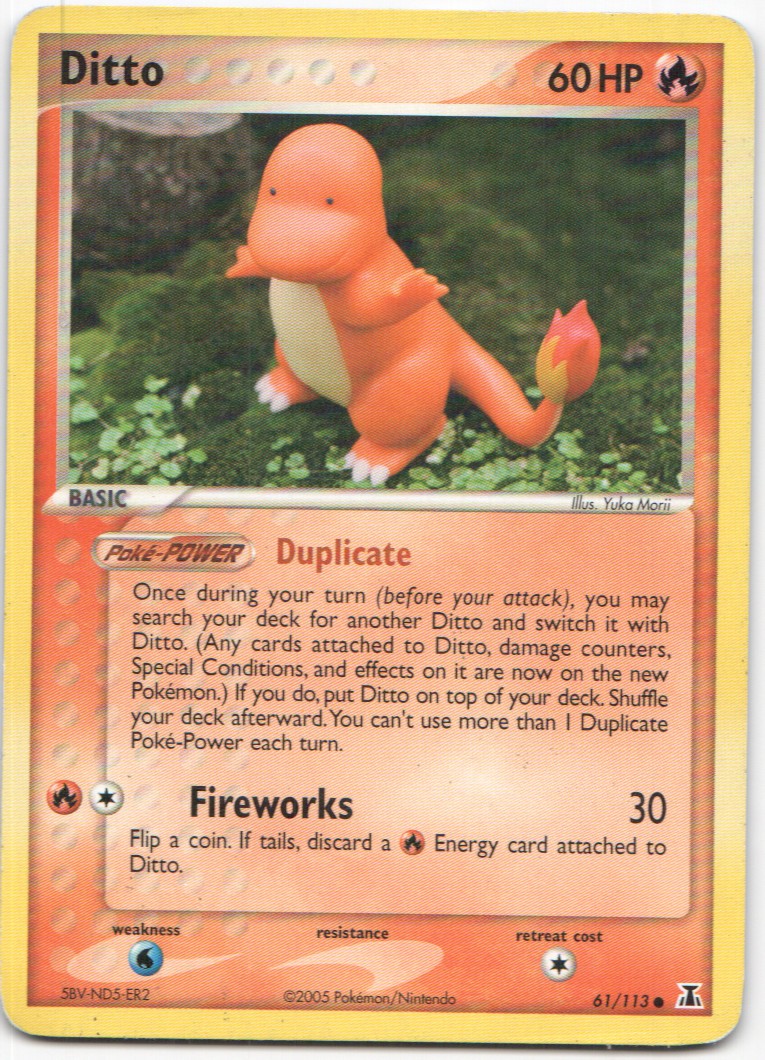 Ditto - 61/113 (Charmander) Common Delta Species 061/113 NM