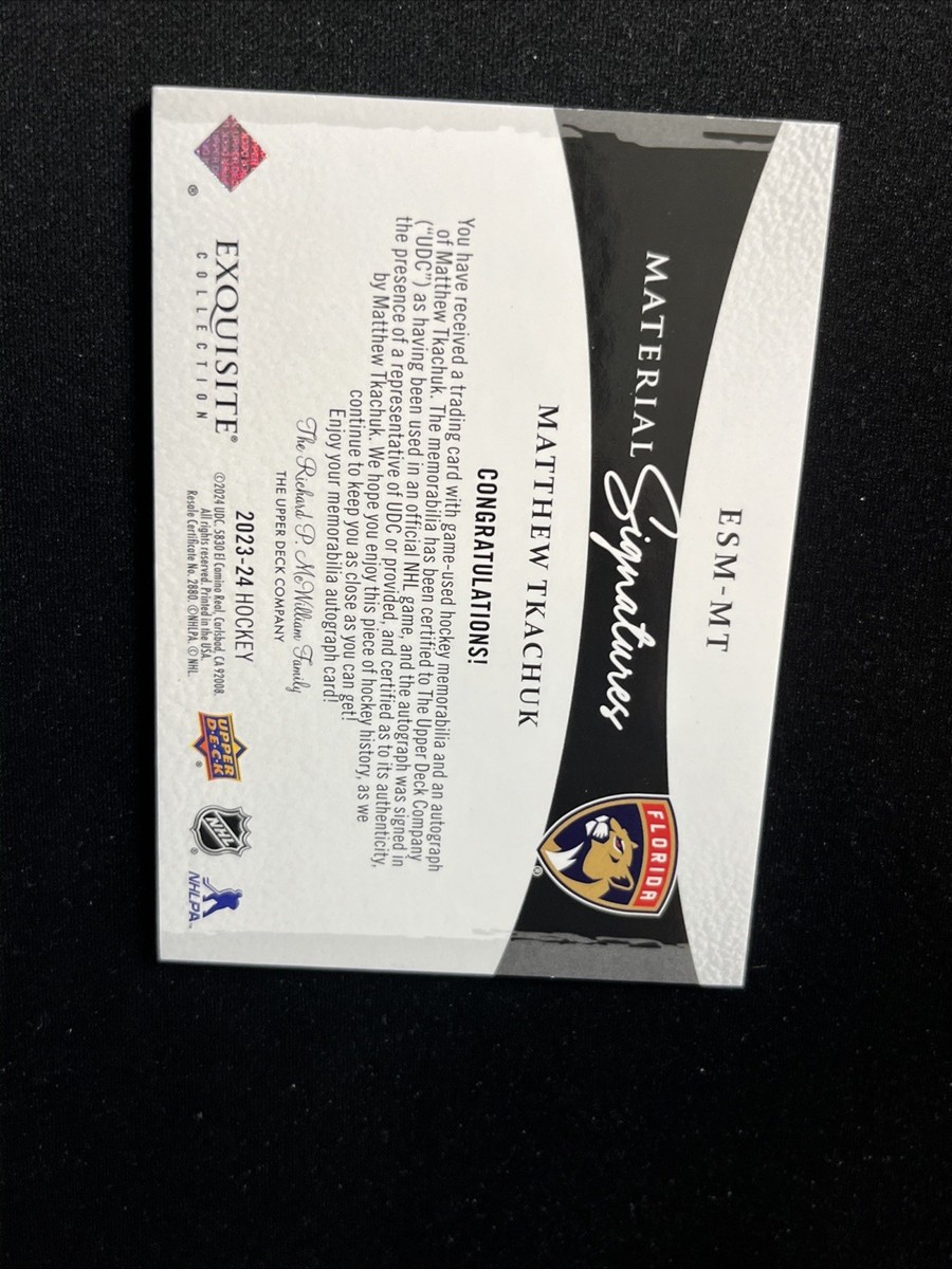 24-25 UD ICE Exquisite Patch Auto Signature Materials ESM-MT