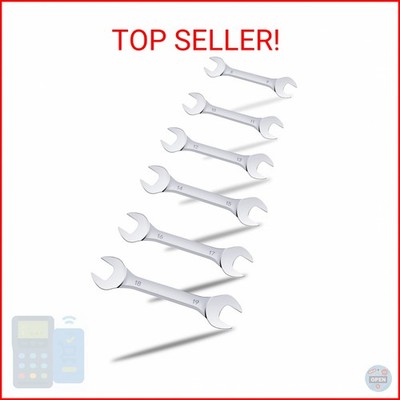 Ocasar 6Pcs Super Thin Open End Wrenches Set, Premium Mirror Polish Metric Stand