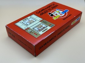 Nintendo Game & Watch MICKEY & DONALD DM-53 Multi Screen 1982 Mint In Box