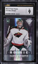 2013 Panini Titanium Darcy Kuemper TRUE RC ROOKIE 09/35 #175 CSG 9 MINT