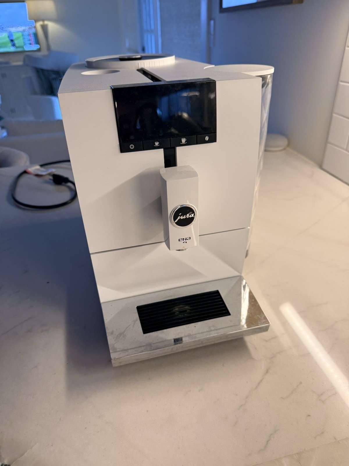 Jura Ena 4 White Coffee Espresso Machine