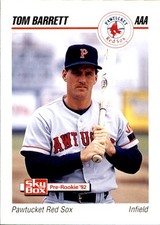 1992 Pawtucket Red Sox SkyBox #352 Tom Barrett Las Vegas Nevada NV Baseball Card